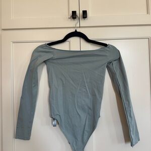 SKIMS Soft Blue Bodysuit